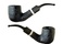 Курительная трубка LORENZETTI ECONOM SANDBLAST BLACK 9mm № 40 