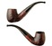 Курительная трубка GBP`s Paul DAVIS Black SANDBLAST 09